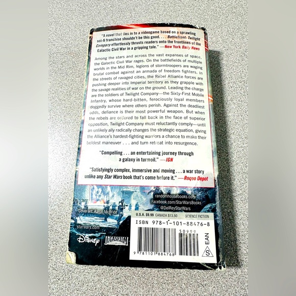 Star Wars: Battlefront Twilight Company Paperback Book - Picture 4 of 6